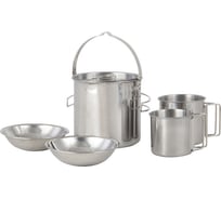 Набор посуды Ecos походный camp-s13 из нержавеющей стали 5 предметов 106942