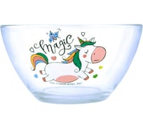 Салатник ND Play единорог, 13 см, стекло 299467
