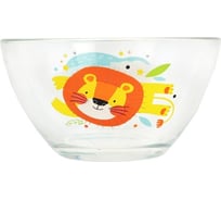 Салатник ND Play животные африки - львенок и ленивец, 13 см, стекло 307275