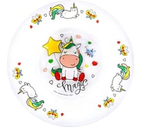 Тарелка ND Play единорог, 19.5 см, стекло 299468