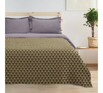 Гобеленовое покрывало Этель Италия 120x200 см, зеленый, 300 г/м2, 30% хлопок, 70% п/э 4542638