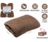 Флисовое покрывало PERFECTO LINEA серия Dream 200x220 см, коричневое 60-200223 2