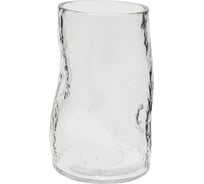 Декоративная ваза из стекла Вещицы 130х130х210 мм, серый Ekg-10