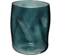 Декоративная ваза из стекла Вещицы динамика 135х135х175 мм, синий Ekg-15