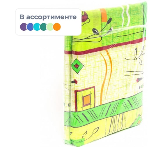 Постельное белье ООО Комус 1 спальное, микрофибра, 65 г/м2, наволочка 70x70 см, ассорти 926788 1