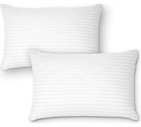 Наволочка ООО Комус 50x70 см, страйп-сатин 140 г/м2, белый, 10 шт. 738930