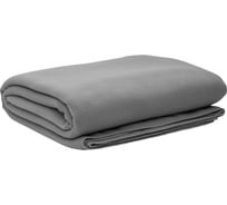 Плед ООО Комус флис, 220 г/м2, 130x150 см, светло-серый 732612