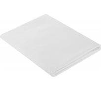 Трикотажная простыня на резинке ООО Комус 90x200x20 см, 125 г/м2, белый 490632