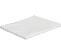 Простыня ООО Комус 1.5 спальная, 150x210 см, бязь, 125 г/м2, белый, 10 шт. 623308