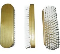 Щетка для одежды ООО Комус дерево светлое, лакированная, 12 шт. 703082