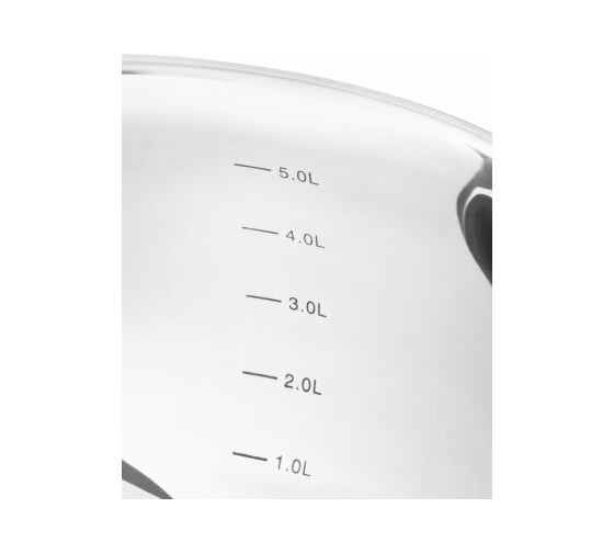 Кастрюля с крышкой Attribute optima 6.5л ASO124