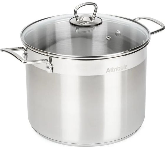 Кастрюля с крышкой Attribute master chef 8л ASM008