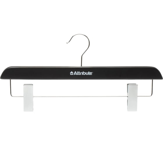 Вешалка для брюк/юбок Attribute siluet black AHP222