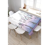 Прямоугольная скатерть из сатена JoyArty Сцена удивления tc_8209_120x145