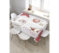 Прямоугольная скатерть из сатена JoyArty Сувениры из моря tc_32019_120x145