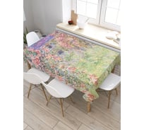 Скатерть JoyArty Цветочный сад, прямоугольная, из сатена tc_4891_120x145