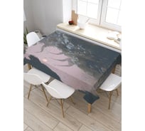 Прямоугольная скатерть из сатена JoyArty Таинственная пещера tc_21558_120x145