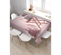 Прямоугольная скатерть из сатена JoyArty Стул режиссера tc_4613_120x145