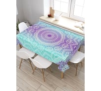 Скатерть JoyArty Цветочный тоннель, прямоугольная, из сатена tc_25613_120x145