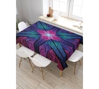 Прямоугольная скатерть из сатена JoyArty Тайна звезды tc_20833_120x145