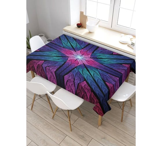 Прямоугольная скатерть из сатена JoyArty Тайна звезды tc_20833_120x145 1