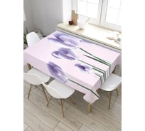 Скатерть JoyArty Цветочный строй, прямоугольная, из сатена tc_8373_120x145