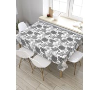 Скатерть JoyArty Цветочный стиль, прямоугольная, из сатена tc_8080_120x145