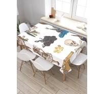 Прямоугольная скатерть из сатена JoyArty Судьба пирата tc_6739_120x145