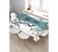 Скатерть прямоугольная из сатена JOYARTY Хижина ведьмы tc_6034_120x145