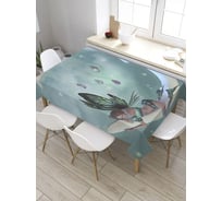 Скатерть прямоугольная из сатена JOYARTY Фея на месяце tc_32874_120x145