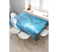 Скатерть прямоугольная из сатена JOYARTY Фантастический ночной пейзаж tc_30878_120x145