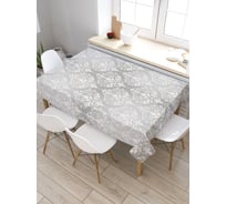 Скатерть прямоугольная из сатена JOYARTY Хмурые цветы tc_13574_120x145