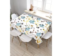 Скатерть прямоугольная из сатена JOYARTY Цветочный беспорядок tc_13296_120x145