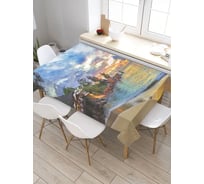 Скатерть прямоугольная из сатена JOYARTY Уют на берегу tc_12485_120x145