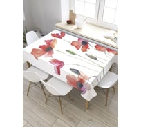 Скатерть прямоугольная из сатена JOYARTY Цветочные шляпы tc_9120_120x145