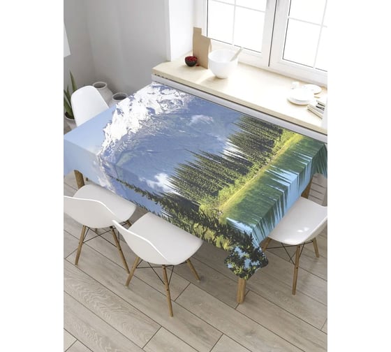 Скатерть прямоугольная из сатена JOYARTY Хранители природы tc_9301_120x145 1