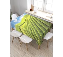 Скатерть прямоугольная из сатена JOYARTY Фермерские холмы tc_9978_120x145