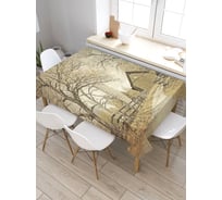 Скатерть прямоугольная из сатена JOYARTY Фермерские земли tc_9972_120x145