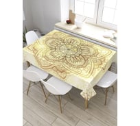 Скатерть прямоугольная из сатена JOYARTY Цветок тепла tc_8769_120x145
