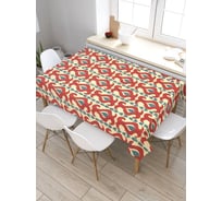 Скатерть прямоугольная из сатена JOYARTY Цветок огня tc_4319_120x145