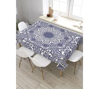 Скатерть прямоугольная из сатена JOYARTY Цветочный вздох tc_8765_120x145