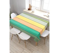 Скатерть прямоугольная из сатена JOYARTY Цветная преграда tc_29379_120x145