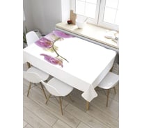 Скатерть прямоугольная из сатена JOYARTY Фаленопсис tc_28413_120x145