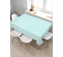 Скатерть прямоугольная из сатена JOYARTY Форменные окружности tc_28619_120x145