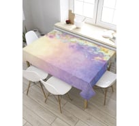 Скатерть прямоугольная из сатена JOYARTY Цветочный импрессионизм tc_28003_120x145