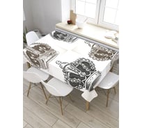 Скатерть прямоугольная из сатена JOYARTY Царская корона tc_27957_120x145