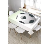 Скатерть прямоугольная из сатена JOYARTY Футбольный мяч tc_27715_120x145