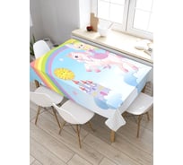 Скатерть прямоугольная из сатена JOYARTY Царство принцессы tc_26853_120x145