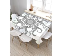 Скатерть прямоугольная из сатена JOYARTY Цветок со щупальцами tc_19721_120x145