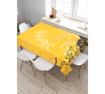 Скатерть прямоугольная из сатена JOYARTY Хеллоуинские тыквы с узорами tc_19408_120x145